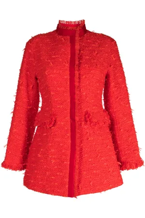 SHIATZY CHEN Giacca a collo alto in tweed
