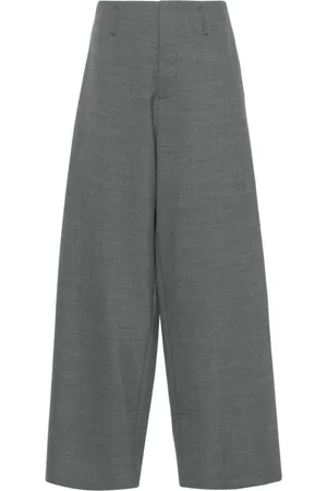 Serafini Pantaloni sartoriali a gamba ampia
