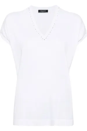 Fabiana Filippi Top con paillettes