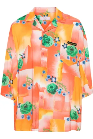 MARTINE ROSE Camicia a fiori