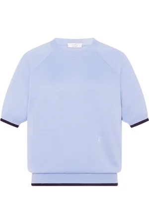 ROSETTA GETTY Top con lavorazione a maglia x Violet Getty