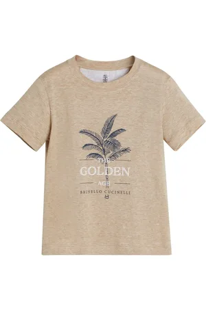 Brunello Cucinelli T-shirt con stampa grafica