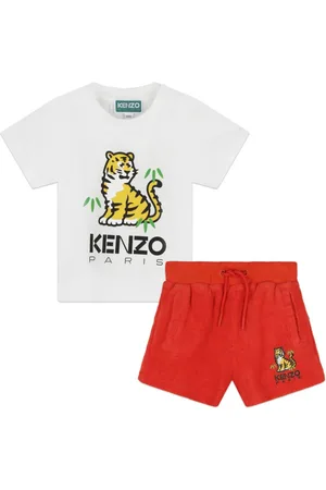 Kenzo Set top e shorts con stampa