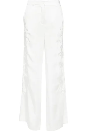 P.A.R.O.S.H. Pantaloni dritti con ricamo