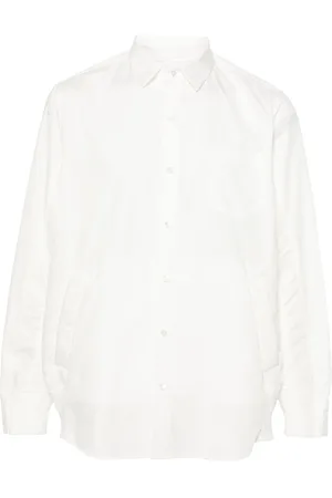 SACAI Camicia con inserti a coste