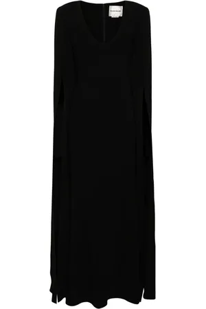 Roland Mouret Abito lungo con spacchi sulle maniche