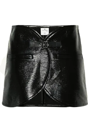 Courrèges Minigonna Ellipse in vinile