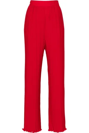 Lanvin Pantaloni dritti con pieghe