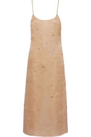 Prada Abito midi con occhielli