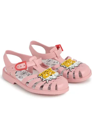 Kenzo Tiger-appliqué buckled sandals