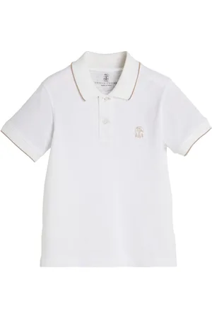 Brunello Cucinelli Polo Heraldic con ricamo