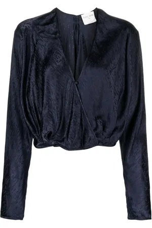 FORTE FORTE Blusa a maniche lunghe con motivo jacquard