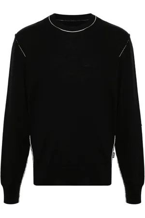 Maison Margiela Maglione Gauge 12 con rifinitura a contrasto
