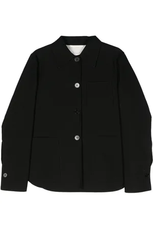 Jil Sander Giacca-camicia con colletto a punta