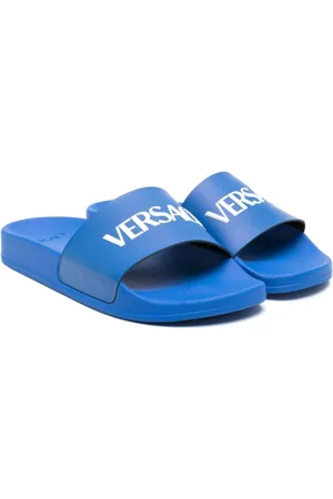 VERSACE Infradito con logo goffrato