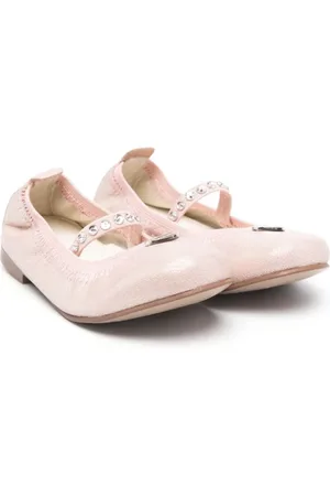 Bambina Ballerine Glitter Con Farfalle Glitter Rosa | Ballerine Monnalisa «  Iisnittipotenza