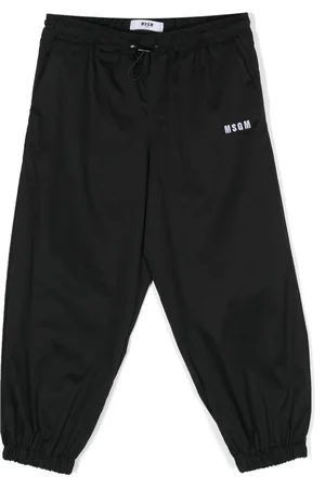Msgm Pantaloni sportivi con ricamo