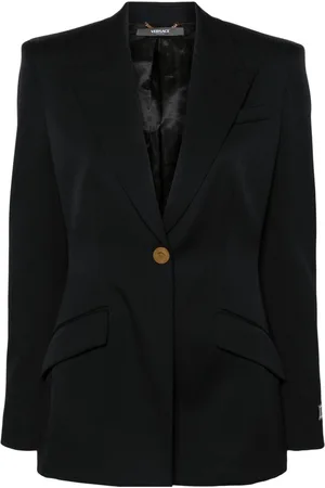 VERSACE Blazer monopetto con bottoni Medusa