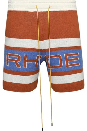 Rhude Shorts con design a intarsi