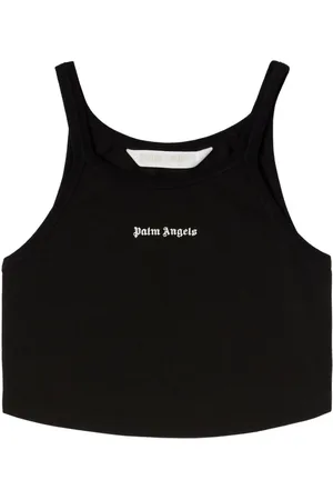 Palm Angels Top crop con stampa
