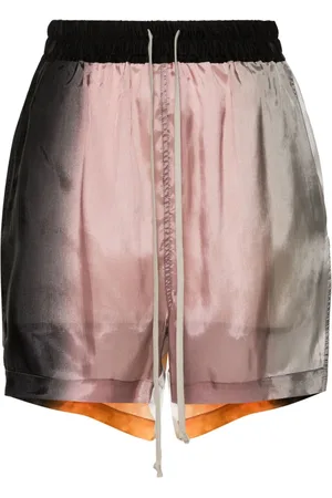 Rick Owens Shorts a gamba ampia effetto sfumato
