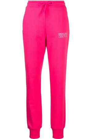 VERSACE Pantaloni sportivi con ricamo