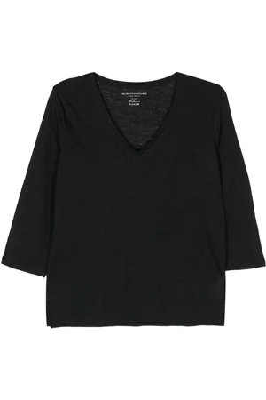 Majestic T-shirt con scollo a V