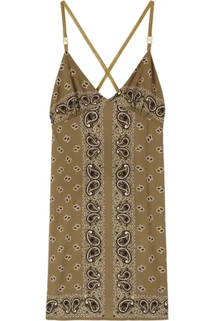 Palm Angels Abito con stampa paisley