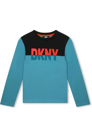 DKNY T-shirt a maniche lunghe con stampa