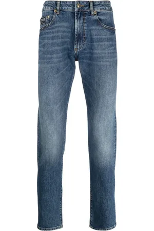 VERSACE Jeans slim con applicazione
