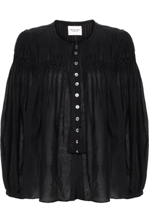 Marant Etoile Blusa Abadi plissé