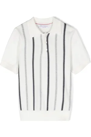 Brunello Cucinelli Polo a righe