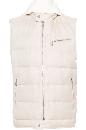 ELEVENTY Gilet imbottito con cappuccio