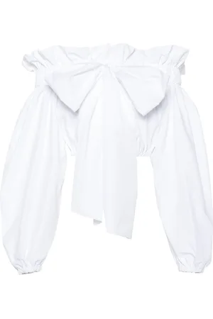 Patou Top crop con dettaglio a fiocco