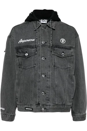 A Bathing Ape Giacca denim con cappuccio