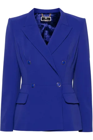 Elisabetta Franchi Blazer doppiopetto con peplum