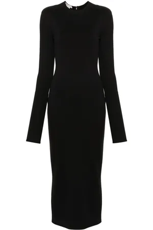 ALESSANDRO VIGILANTE Abito midi con dettaglio cut-out