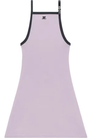 Courrèges Abito corto con ricamo
