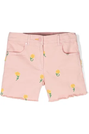 Stella McCartney Shorts denim a fiori