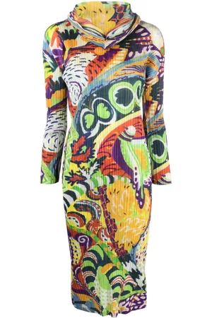 PLEATS PLEASE ISSEY MIYAKE Abito Snowrunner midi plissé