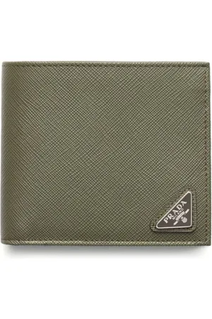 Prada Portafoglio bi-fold in pelle