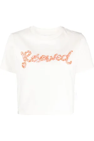 Izzue T-shirt crop Reserved