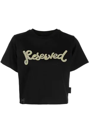 Izzue T-shirt crop Reserved