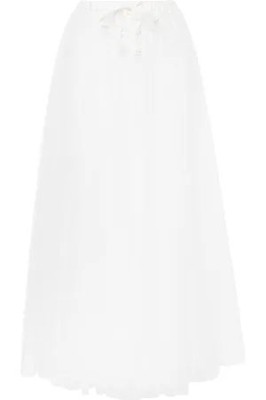 FORTE FORTE Gonna lunga in tulle semi trasparente