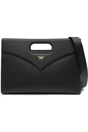 MCM Borsa con logo goffrato media