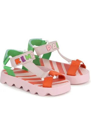 Kenzo Logo-print colour-block sandals