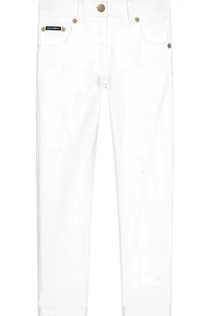 Dolce & Gabbana Jeans slim con placca logo