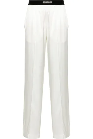 Tom Ford Pantaloni pigiama con rifinitura in velluto