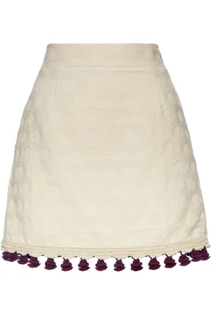 La DoubleJ Minigonna Baia con effetto jacquard