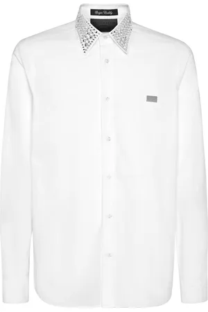 Philipp Plein Camicia Sugar Daddy con cristalli